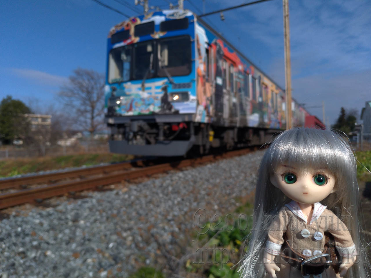 ちびちびに秩父鉄道を見せに羽生まで行きました